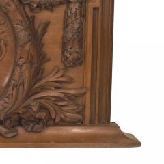 English Georgian Walnut Wreath Wall Plaques - 4321484