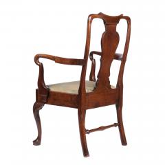 English Georgian mahogany armchair with upholstered slip seat 1720 - 2710785