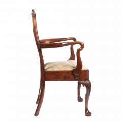 English Georgian mahogany armchair with upholstered slip seat 1720 - 2710787