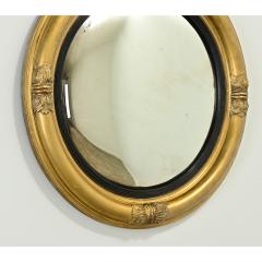 English Gold Gilt Convex Mirror - 3575312