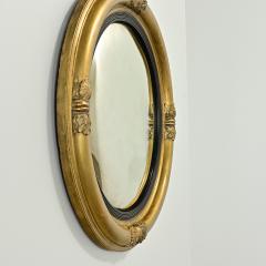 English Gold Gilt Convex Mirror - 3575360