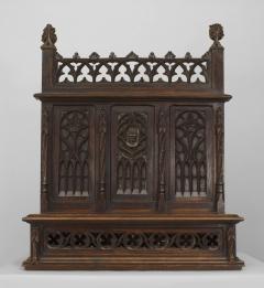 English Gothic Oak Altar - 4520727
