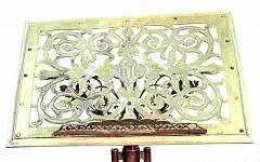 English Gothic Revival Brass Lectern Music Stand - 4635150