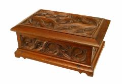 English Gothic Revival Style Oak Letter Box - 4522229