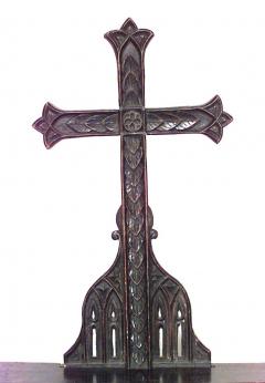 English Gothic Revival Walnut Prie dieu - 4655812