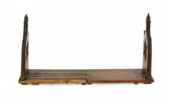 English Gothic Style Carved Oak Expanding Bookends - 4674640