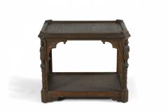 English Gothic Style Oak End Table - 3173026