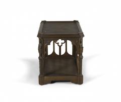 English Gothic Style Oak End Table - 3173028
