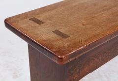 English Hall Bench c 1910 - 4558207