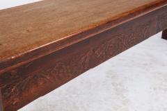 English Hall Bench c 1910 - 4558209