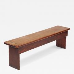 English Hall Bench c 1910 - 4559024