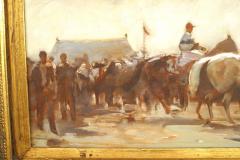 English Horse Jockey Oil Painting - 4640897