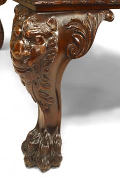 English Irish Georgian Mahogany Table Desk - 1429423