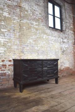 English Jacobean 17th Century Oak Four Drawer Commode - 676465