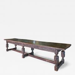English Jacobean Early 17th Century Oak Long Refectory Table - 4311496