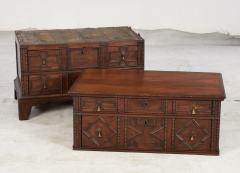 English Jacobean Geometric Molded Chest - 3680249