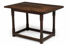 English Jacobean Rectangular Oak Side Table - 4169514