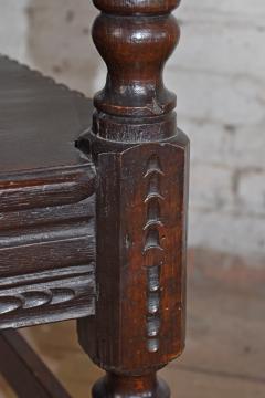 English Jacobean Style Oak Wainscot Armchair - 4347044