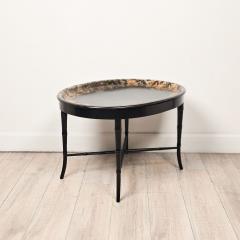 English Lacquered Gilt Papier m ch Tray circa 1870 - 4573369
