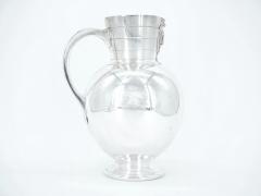 English Late 19th Century Silver Plate Tableware Serving Water Pitcher - 3168863