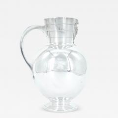 English Late 19th Century Silver Plate Tableware Serving Water Pitcher - 3177838