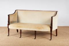 English Late Georgian Mahogany Settee - 4375722
