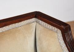 English Late Georgian Mahogany Settee - 4375771