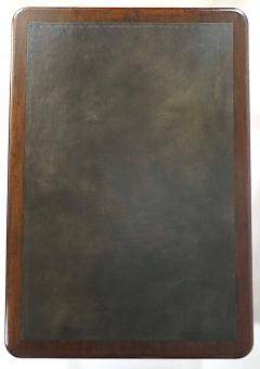 English Late Regency Double Sided Mahogany Library Writing Table circa 1830 - 4350153