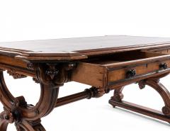 English Late Regency Oak Writing Table - 1429359
