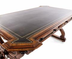 English Late Regency Oak Writing Table - 1429360