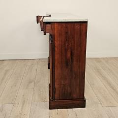 English Late Regency Period Rosewood Breakfront Cabinet circa 1830 - 4324795
