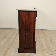 English Late Regency Period Rosewood Breakfront Cabinet circa 1830 - 4324797