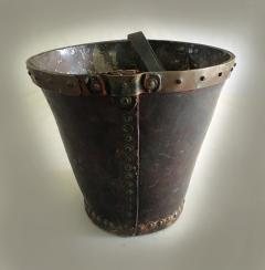 English Leather and Copper Fire Bucket - 1754769