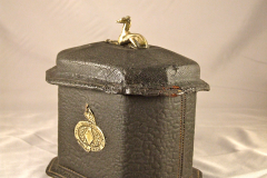 English Leather and Tin Tobacco Caddy - 296352