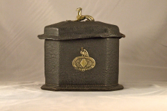 English Leather and Tin Tobacco Caddy - 296354