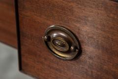 English Mahogany Arched Glazed Dresser Cabinet - 3200309