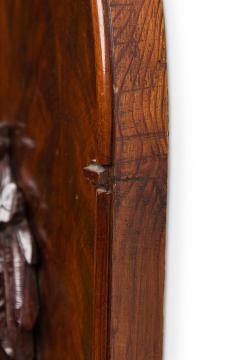 English Mahogany Carved Animal Game Wall Plaque - 4666861