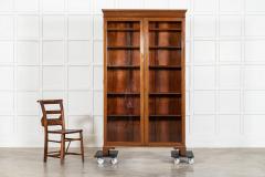English Mahogany Glazed Bookcase - 4306973