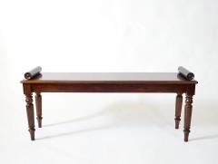 English Mahogany Hall Bench circa 1830 - 3915204