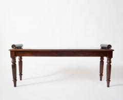 English Mahogany Hall Bench circa 1830 - 3915205