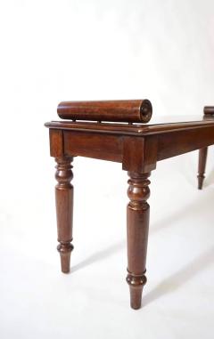 English Mahogany Hall Bench circa 1830 - 3915210