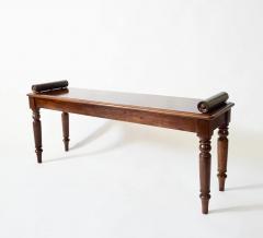 English Mahogany Hall Bench circa 1830 - 3915213