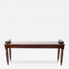 English Mahogany Hall Bench circa 1830 - 3917100