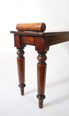 English Mahogany Hall Bench circa 1830 - 4472066