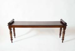 English Mahogany Hall Bench circa 1850 - 3840793