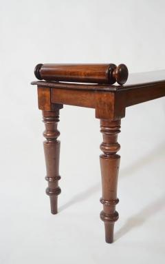 English Mahogany Hall Bench circa 1850 - 3840796