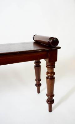 English Mahogany Hall Bench circa 1850 - 3840797