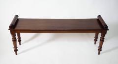 English Mahogany Hall Bench circa 1850 - 3840800