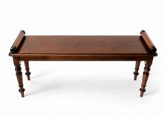 English Mahogany Hall Bench circa 1860 - 4710753