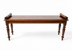 English Mahogany Hall Bench circa 1860 - 4710754